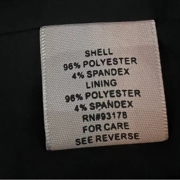 Anthropologie Philosophy black and aqua feather print open back dress size small - Picture 6 of 6